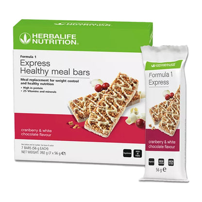 healthy meal bar cranberry white choc