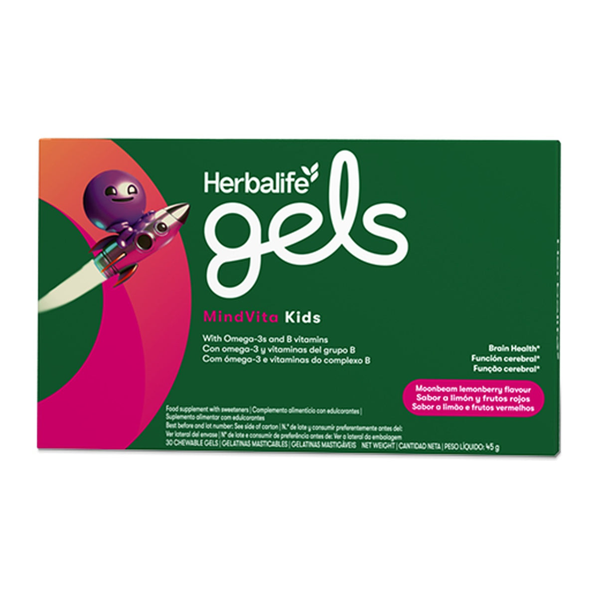 mindvita kids gels lemonberry
