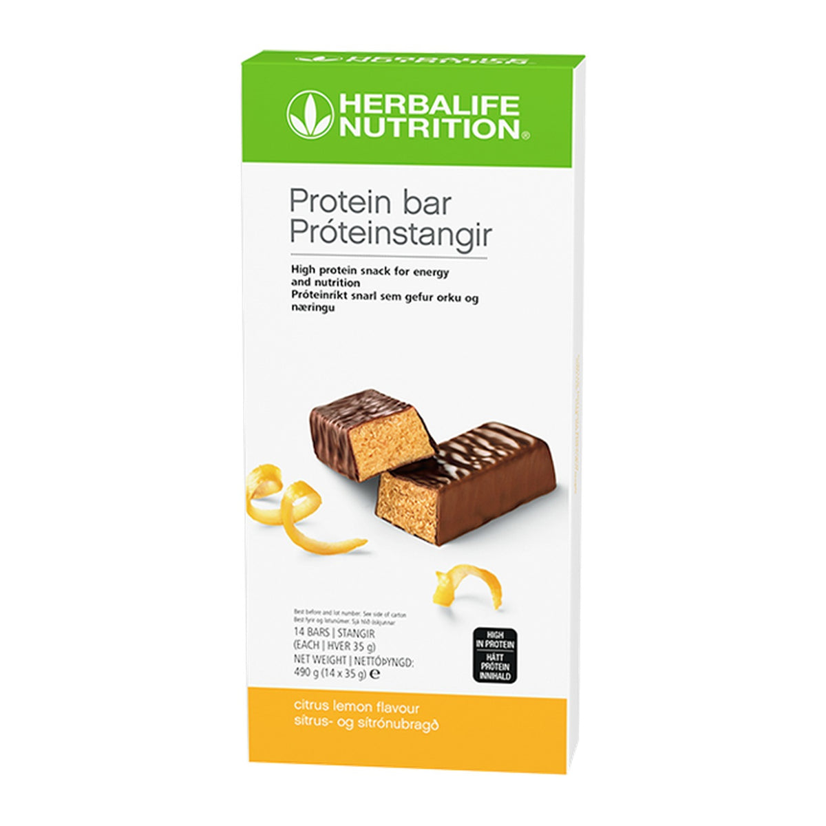 Protein Bars — Citrus Lemon